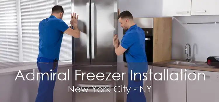 Admiral Freezer Installation New York City - NY