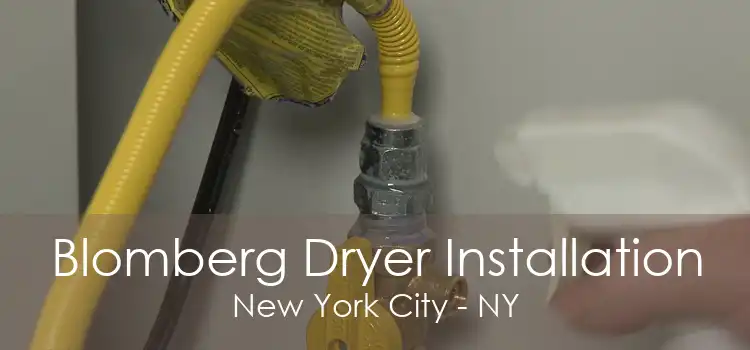 Blomberg Dryer Installation New York City - NY