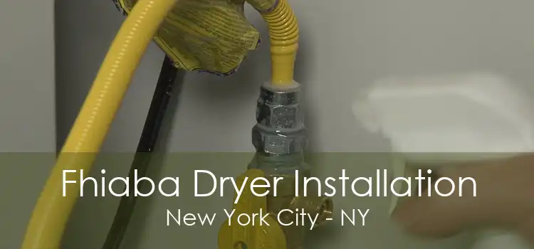 Fhiaba Dryer Installation New York City - NY